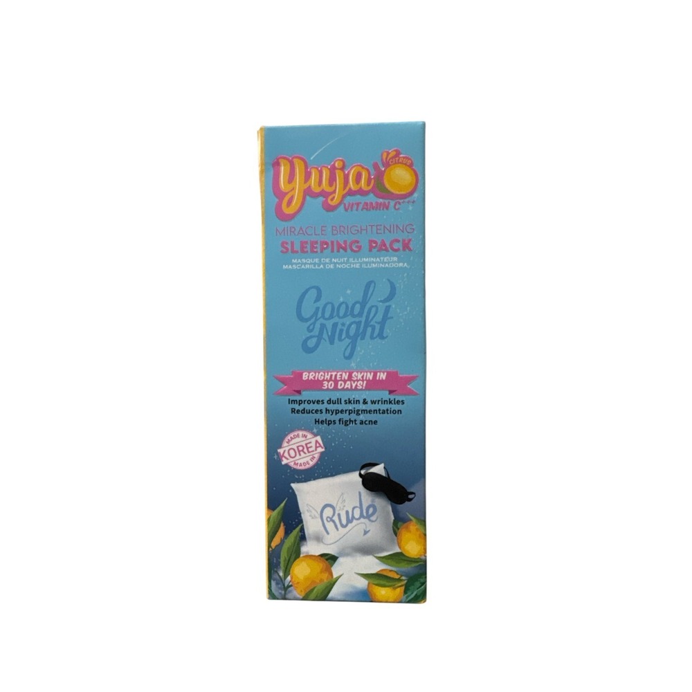Rude Cosmetics Yuja Miracle Brightening Sleeping Pack Vitamin C Overnight Mask